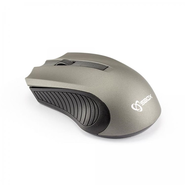 Sbox WM-373G 800dpi vezeték nélküli szürke egér