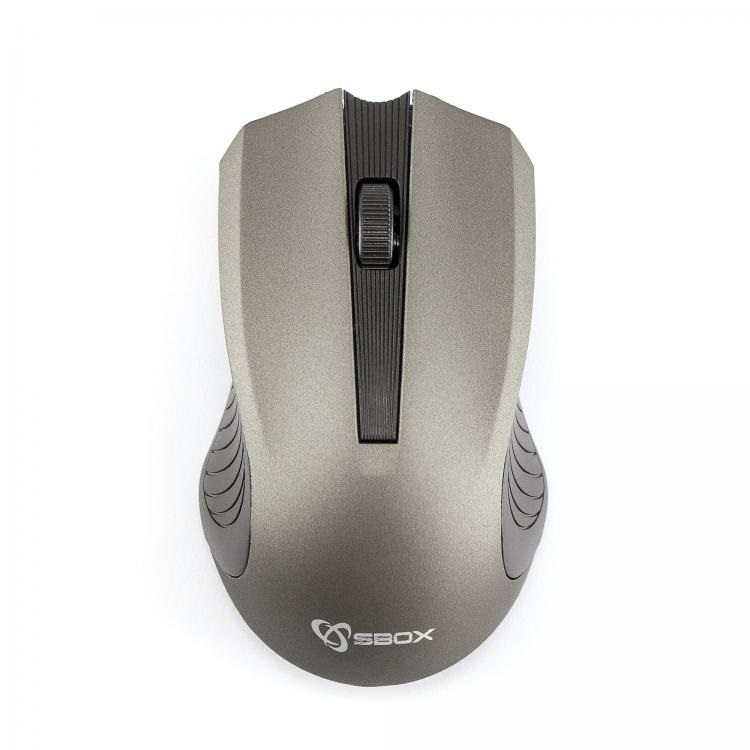Sbox WM-373G 800dpi vezeték nélküli szürke egér