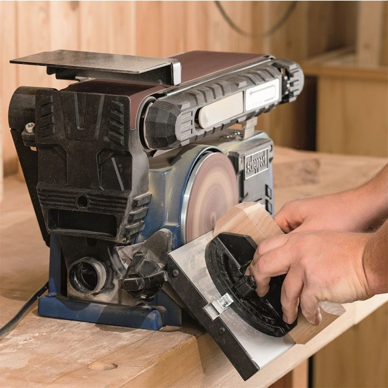 Scheppach BTS 900 - multifunkciós asztali szalag- és homlokcsiszoló