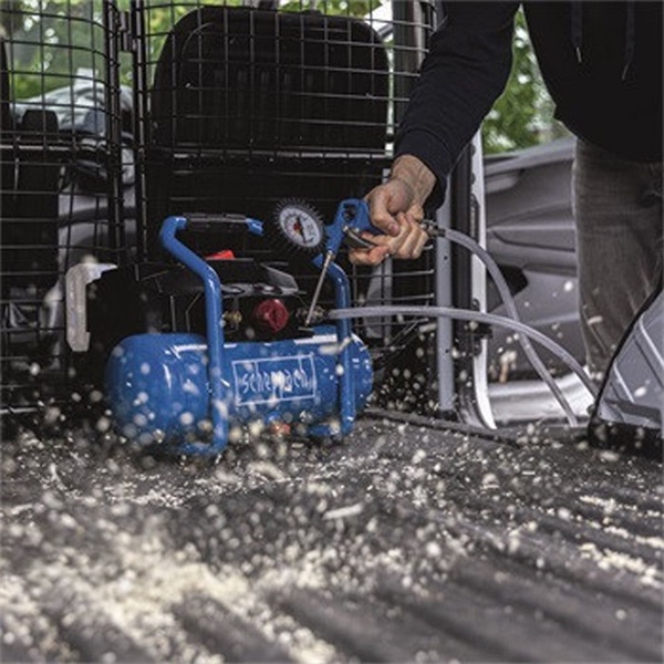 Scheppach C-ACT160/6-X 6 l, IXES 20 V (akku és töltő nélkül) akkus olajmentes kompresszor