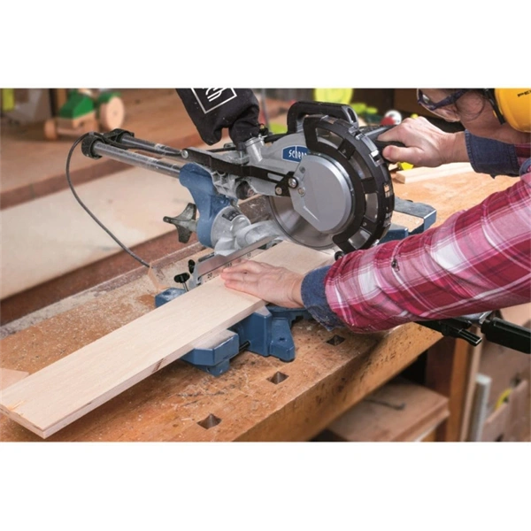 Scheppach HM 216 - húzófunkcióval és lézerrel + 2. ajándék fűrészlappal gérvágó fűrész