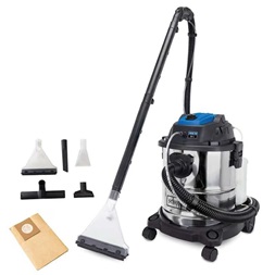 Scheppach SprayVac 20 5 az 1-ben, száraz/nedves szívás, mosás, fújás szőnyeg- és kárpittisztító