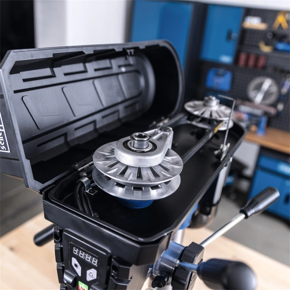 Scheppach TBM 300 Vario keresztlézerrel és LED-világítással oszlopos fúrógép