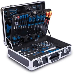 Scheppach TB 200 - 141 db-os szerszámos koffer szerszámokkal