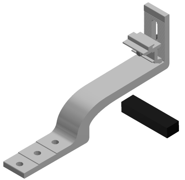 Schletter 109019-004 Rapid2+alátét125 (Zsindely) tetőkampó