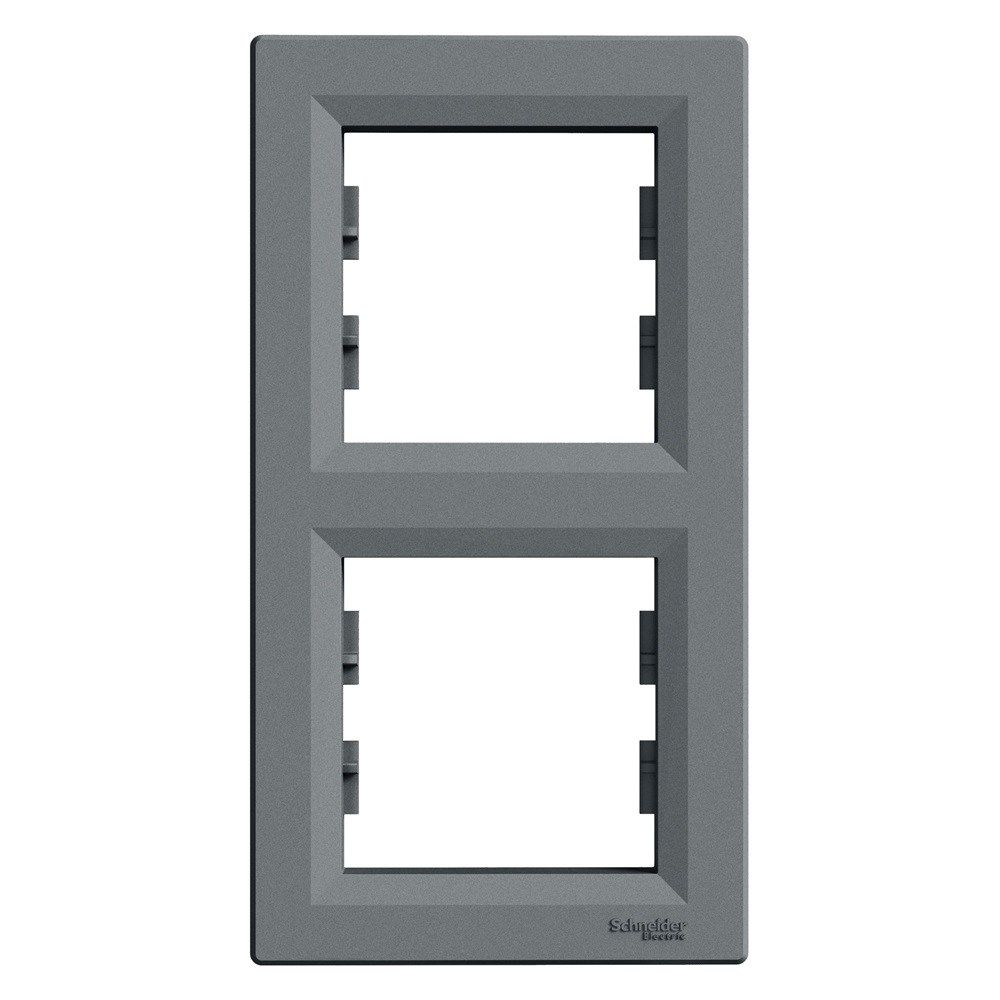 Schneider EPH5810262 ASFORA függőleges acél kettes keret