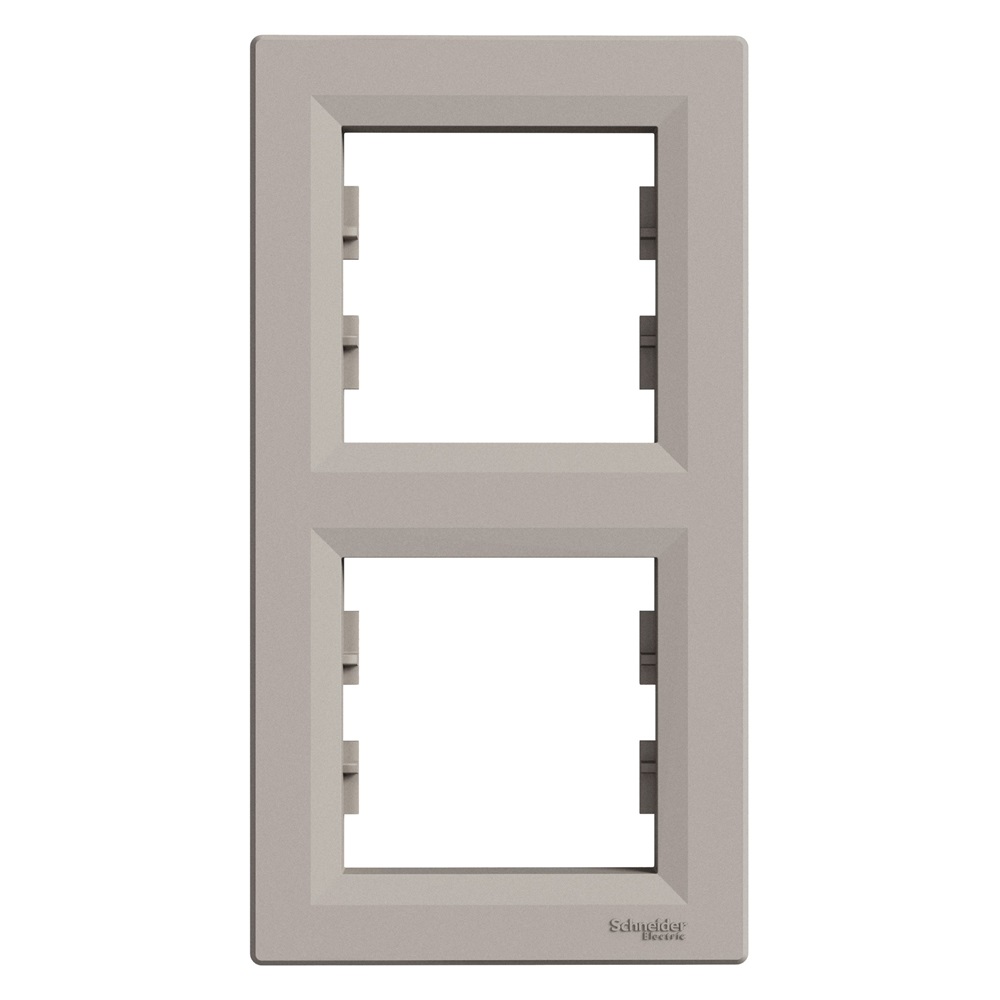 Schneider EPH5810269 ASFORA függőleges bronz kettes keret