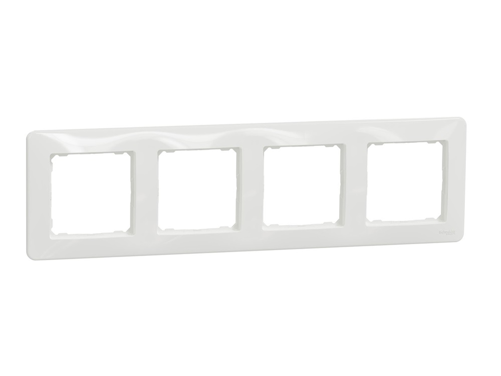 Schneider SDD311804 Sedna fehér négyes keret