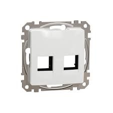 Schneider SEDNA SDD111444C 2xRJ45 adatcsatlakozó-házhoz központi fedlap