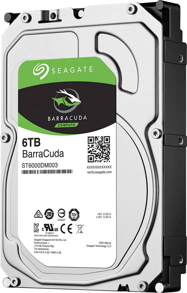 Seagate Barracuda 3,5" 6000GB belső SATA III 5400RPM 256MB winchester