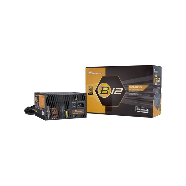 Seasonic B12 BC ATX gaming tápegység 850W 80+ Bronze BOX