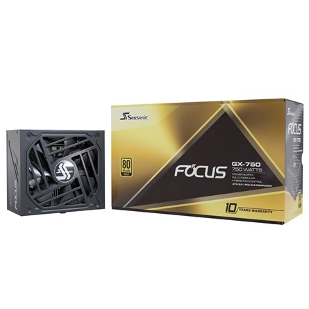 Seasonic Focus GX ATX 3.0 ATX desktop tápegység 750W 80+ Gold BOX