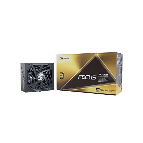Seasonic Focus GX ATX 3.0 ATX desktop tápegység 850W 80+ Gold BOX