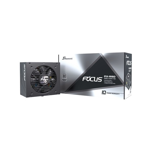 Seasonic Focus PX ATX gaming tápegység 550W 80+ Platinum BOX