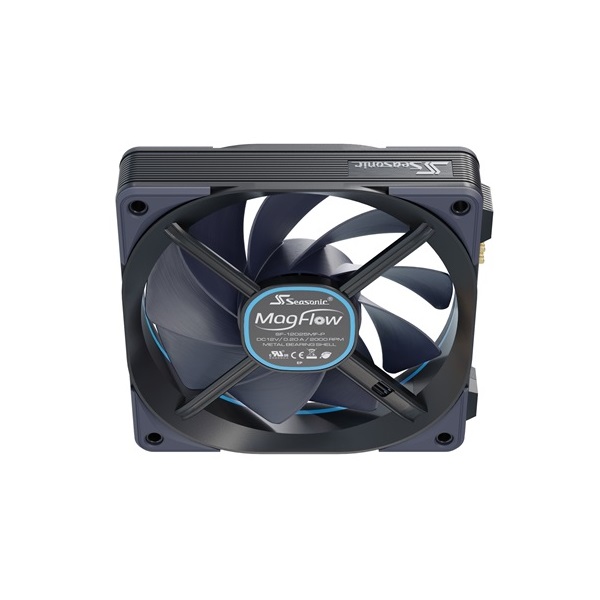 Seasonic MagFlow 1225 PWM 3-Fan Kit rendszerhűtő ventilátor fekete