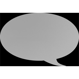 Securit Buborék 30x50cm fekete krétatábla + krétamarker