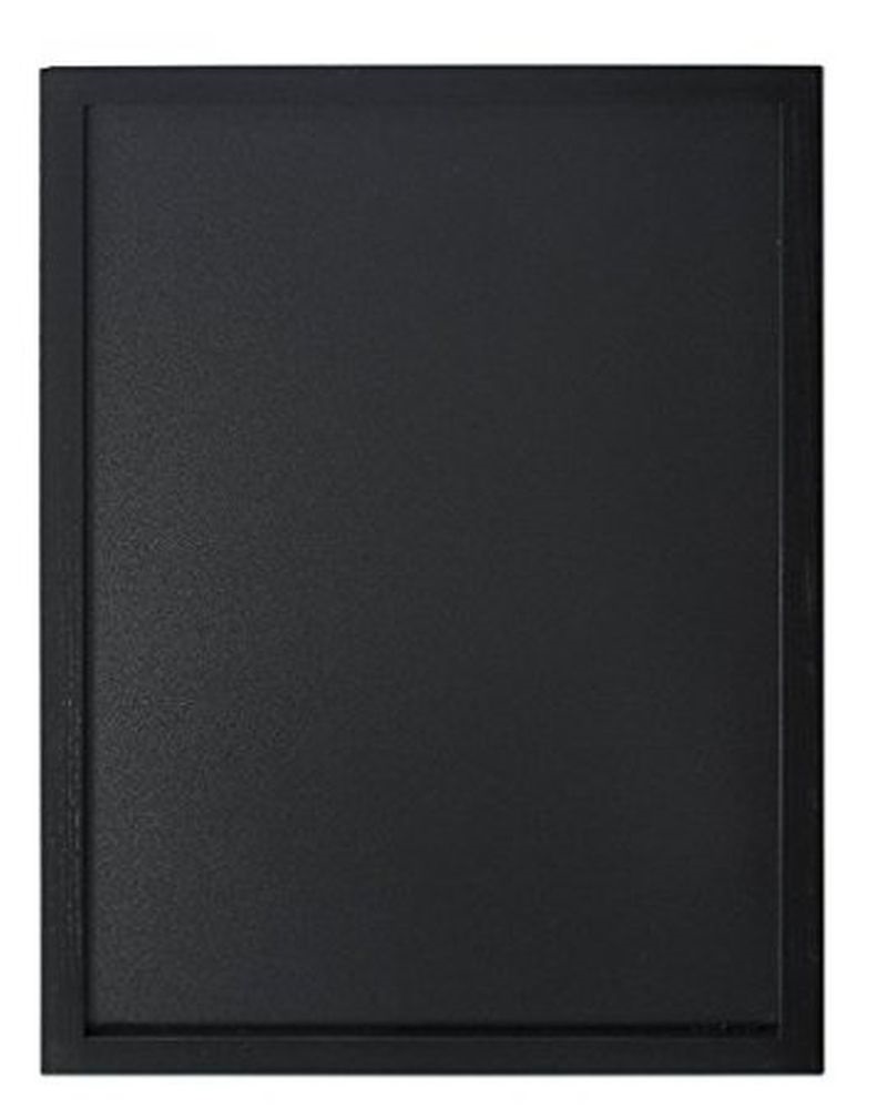 Securit 40x60cm lakkozott fekete krétatábla + krétamarker