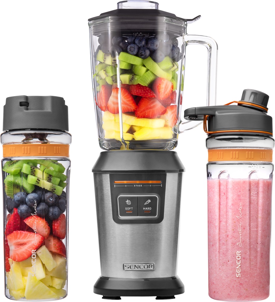 Sencor SBL 7550SS 0,6L+0,9L ezüst smoothie készítő