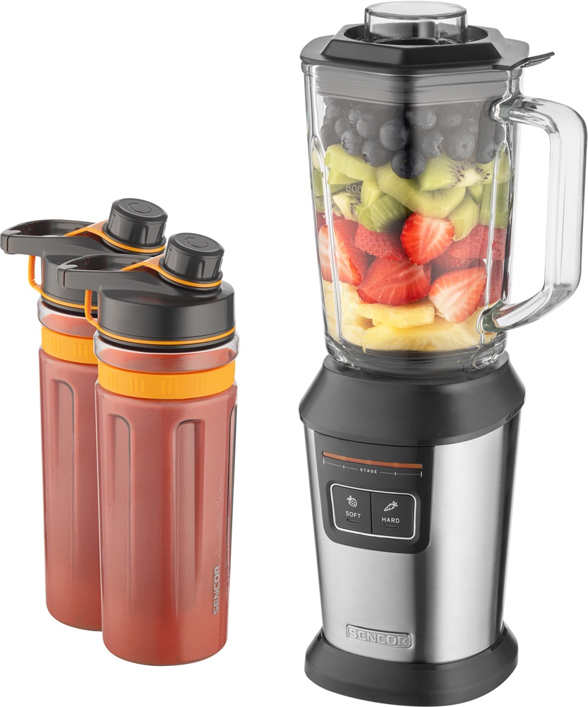 Sencor SBL 7550SS 0,6L+0,9L ezüst smoothie készítő