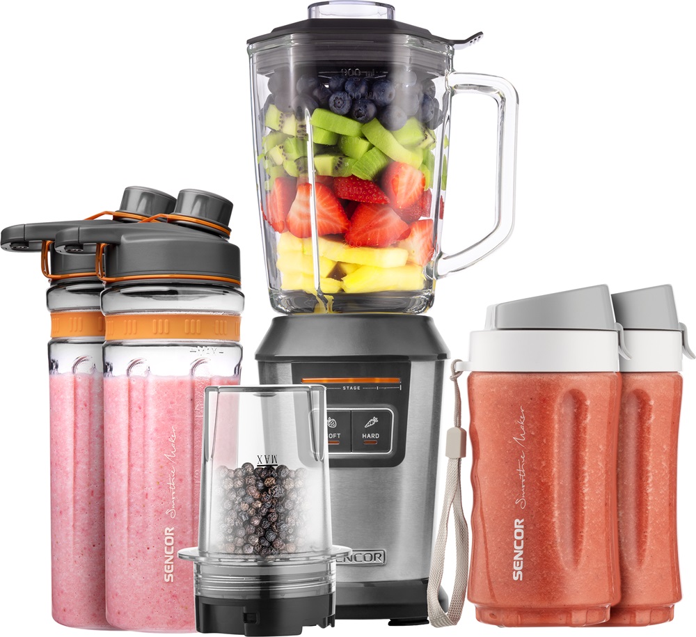 Sencor SBL 7570SS 0,3L+0,6L+0,9L ezüst smoothie készítő