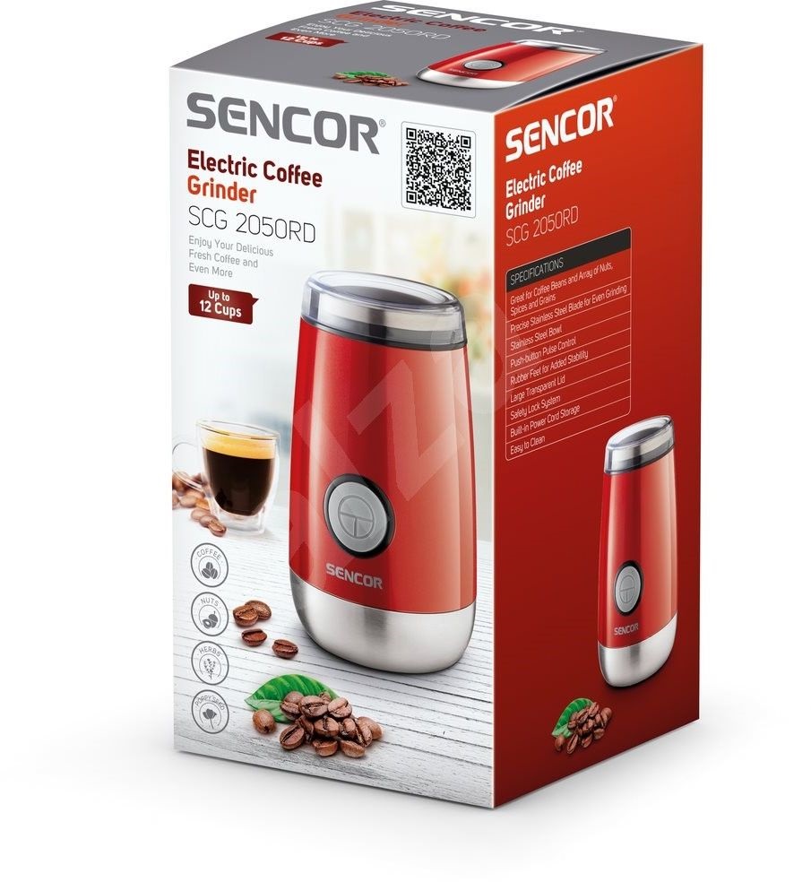 Sencor SCG 2050RD vörös kávédaráló