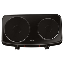 Sencor SCP 2254BK-EUE4 fekete dupla elektromos főzőlap (Újszerű)
