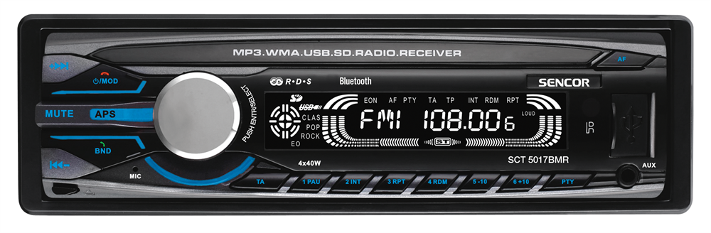 Sencor SCT 5017BMR Bluetooth autórádió