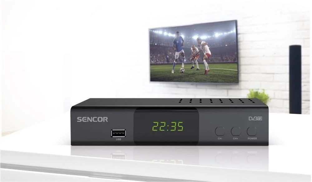 Sencor SDB 5007T DVB-T2 fekete beltéri egység