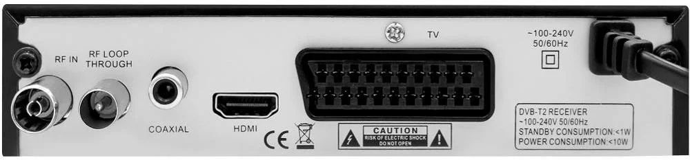 Sencor SDB 5007T DVB-T2 fekete beltéri egység