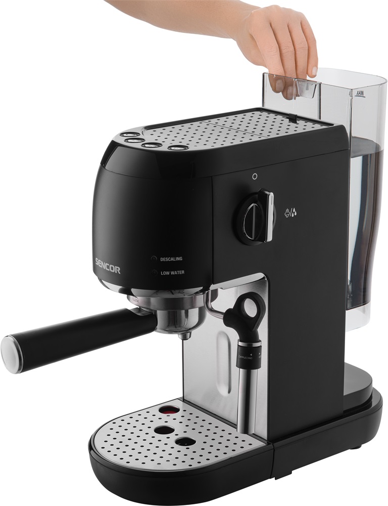 Sencor SES 4700BK fekete espresso kávéfőző