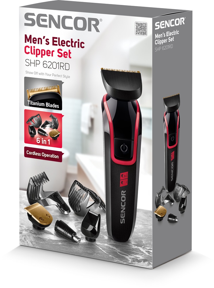 Sencor SHP 6201RD hajnyíró készlet