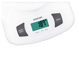 Sencor SKS 4001WH tálas konyhai mérleg (Újszerű)