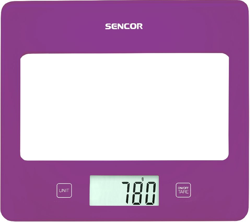Sencor SKS 5035VT lila konyhai mérleg