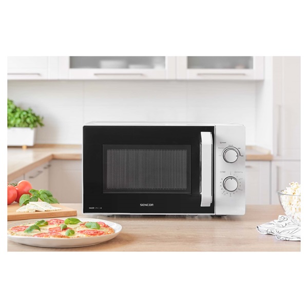 Sencor SMW 1918WH 700W 20L fehér mikrohullámú sütő