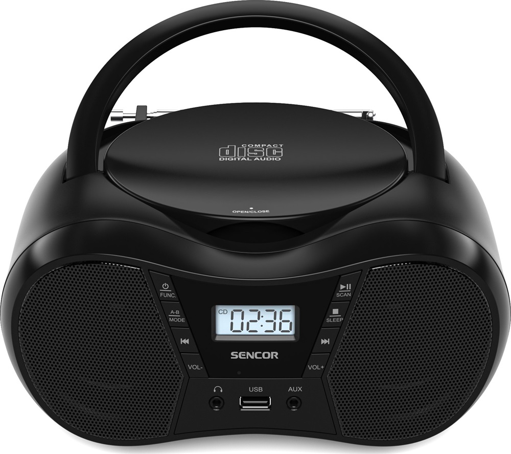 Sencor SPT 2300 BK FM/CD/MP3/USB/Bluetooth boombox