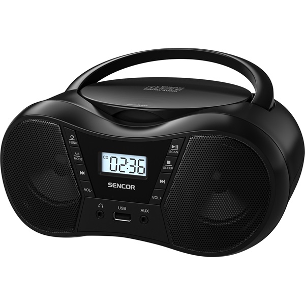 Sencor SPT 2300 BK FM/CD/MP3/USB/Bluetooth boombox