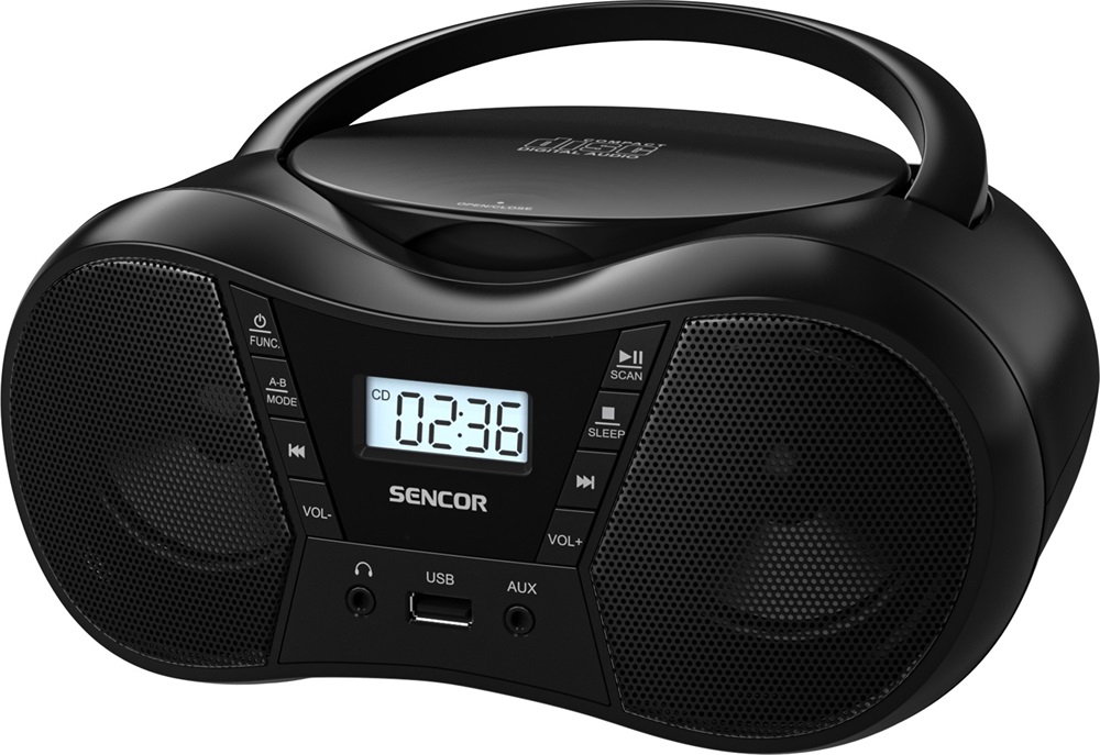 Sencor SPT 2300 BK FM/CD/MP3/USB/Bluetooth boombox
