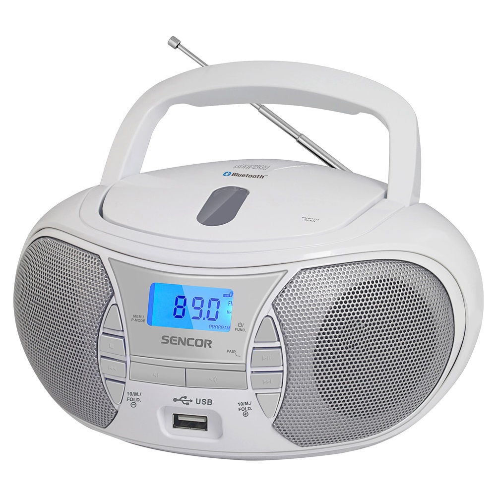 Sencor SPT 2700 WH CD/MP3/USB/Bluetooth fehér boombox