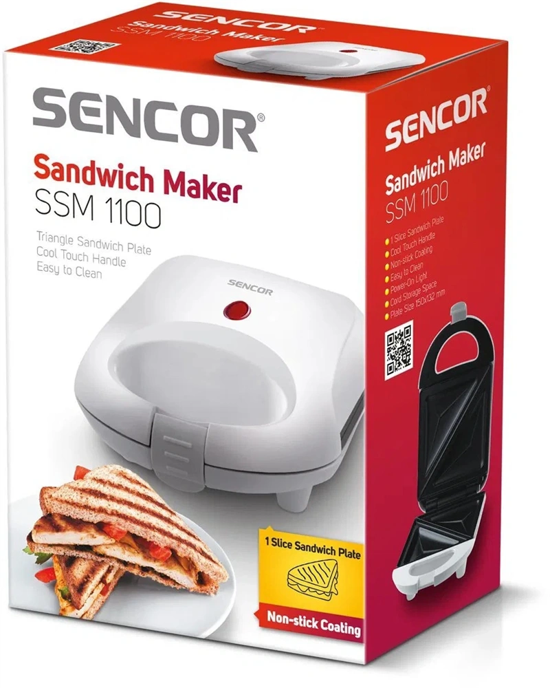 Sencor SSM 1100 fehér szendvicssütő