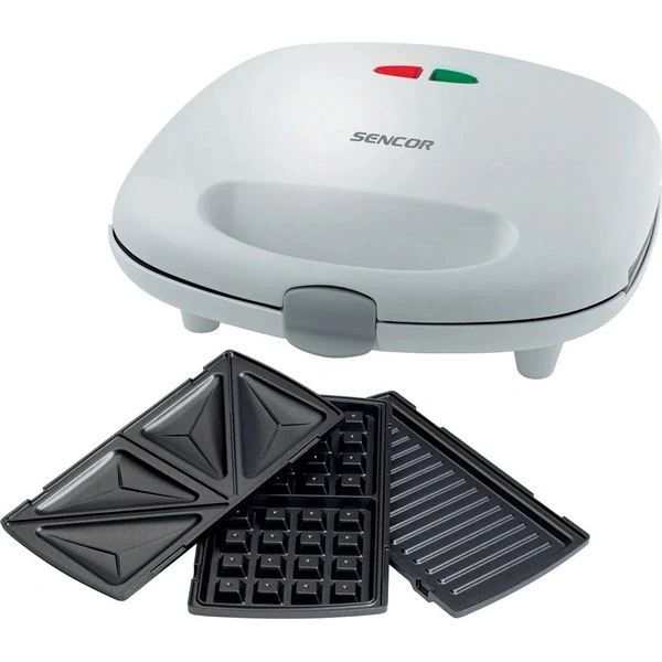 Sencor SSM 9300 3in1 fehér szendvicssütő