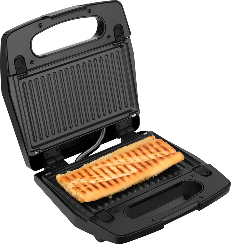 Sencor SSM 9410SS 3in1 inox-fekete gorfi - grill/panini - szendvicssütő