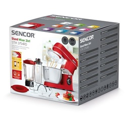 Sencor STM 3754RD 800W, 4L, piros konyhai robotgép (Újszerű)