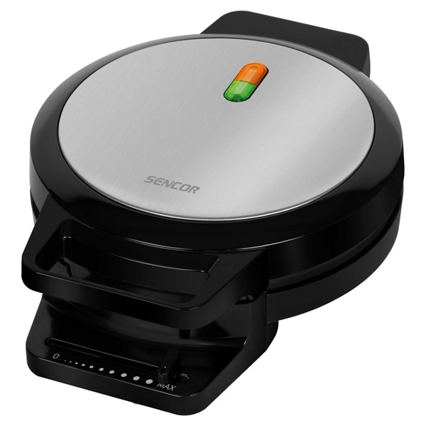 Sencor SWF 1010BK inox-fekete gofrisütő (Újracsomagolt)