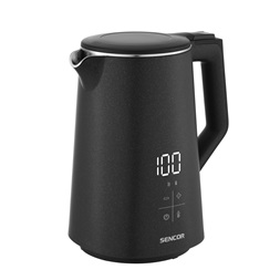 Sencor SWK 0600BK 1,7L-es fekete hőfokszabályzós vízforraló