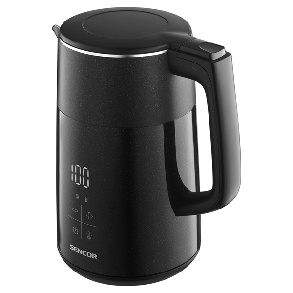 Sencor SWK 0610BK 1,7L-es fekete hőfokszabályzós vízforraló