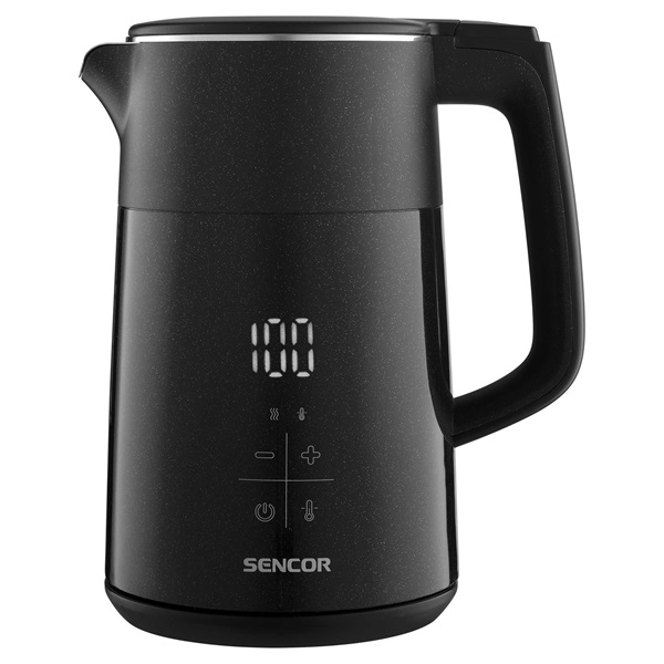 Sencor SWK 0610BK 1,7L-es fekete hőfokszabályzós vízforraló