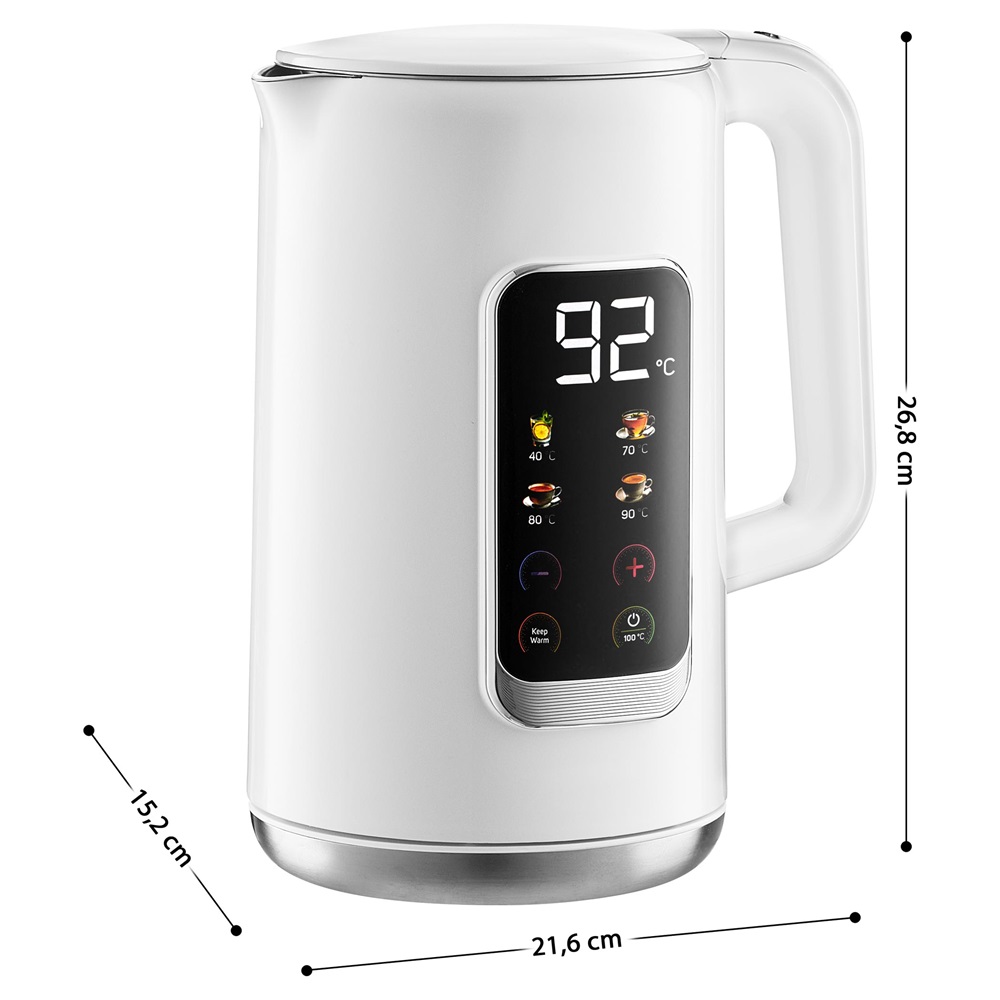 Sencor SWK 0950WH 1,7L-es fehér vízforraló