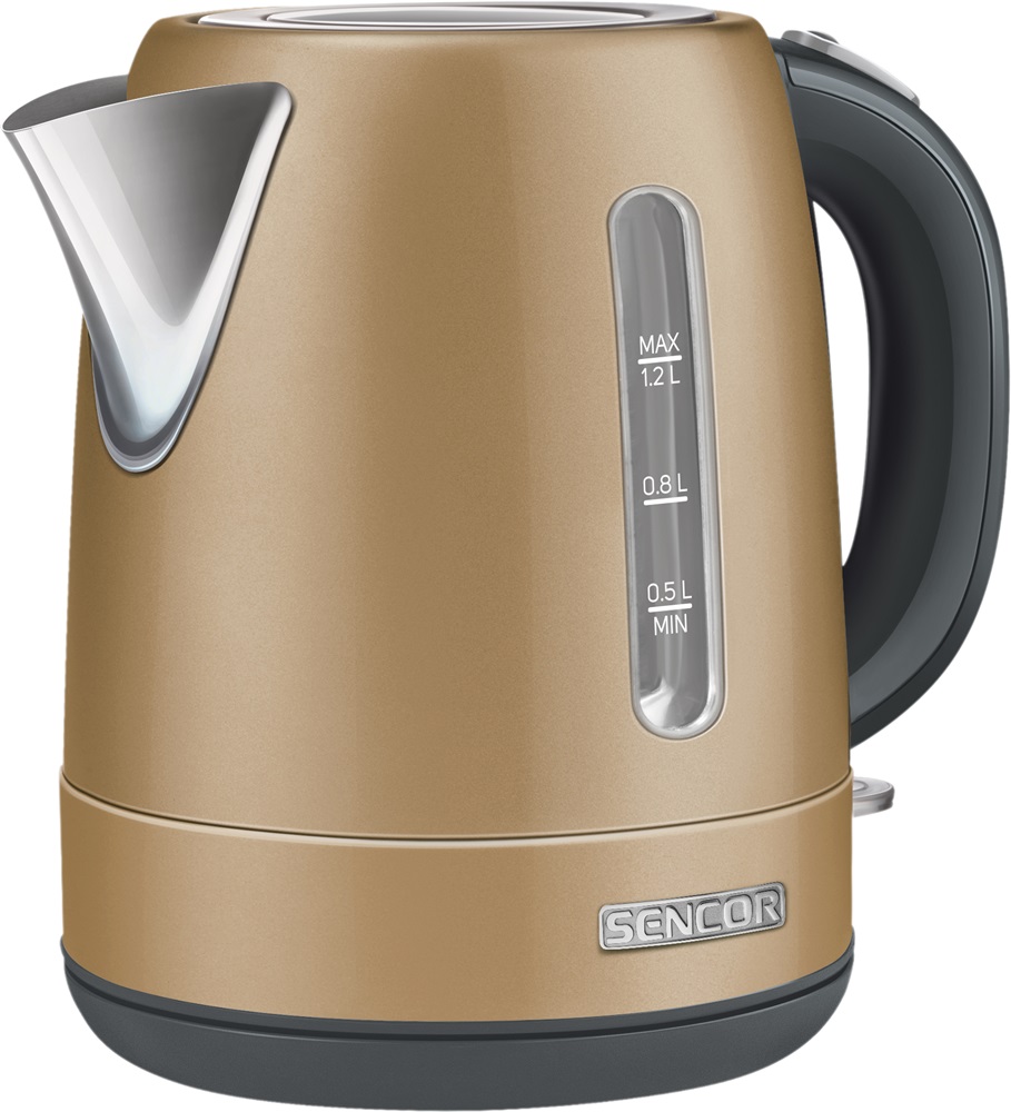 Sencor SWK 1227CH 1,2L-es pezsgő színű vízforraló