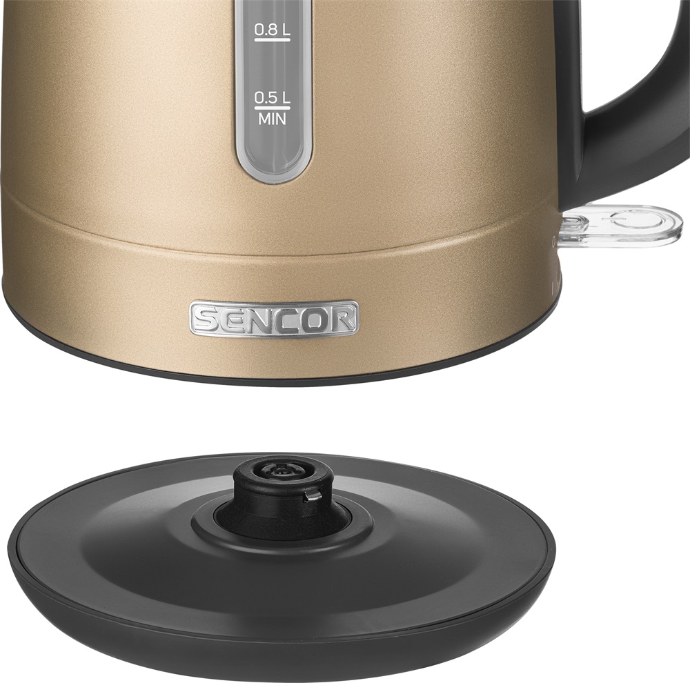 Sencor SWK 1227CH 1,2L-es pezsgő színű vízforraló