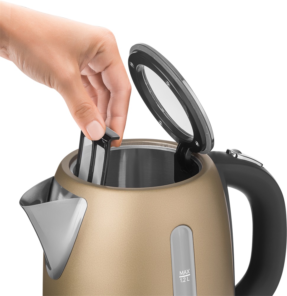 Sencor SWK 1227CH 1,2L-es pezsgő színű vízforraló